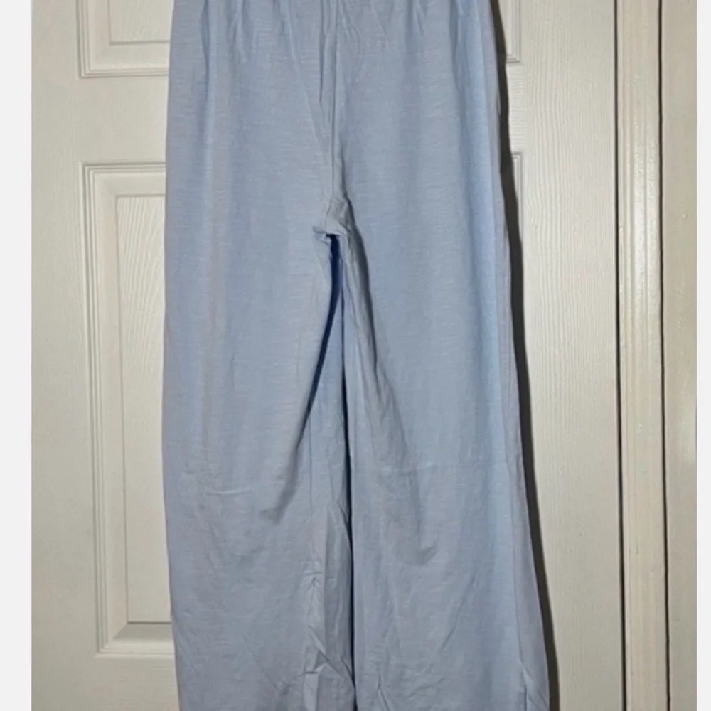 Mersea Women’s Traveler Wide Leg Pant in Light Blue - Picture 12 of 12